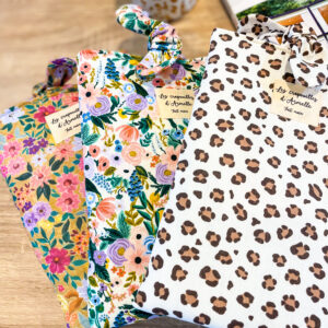 Pochette à livre imprimé au choix