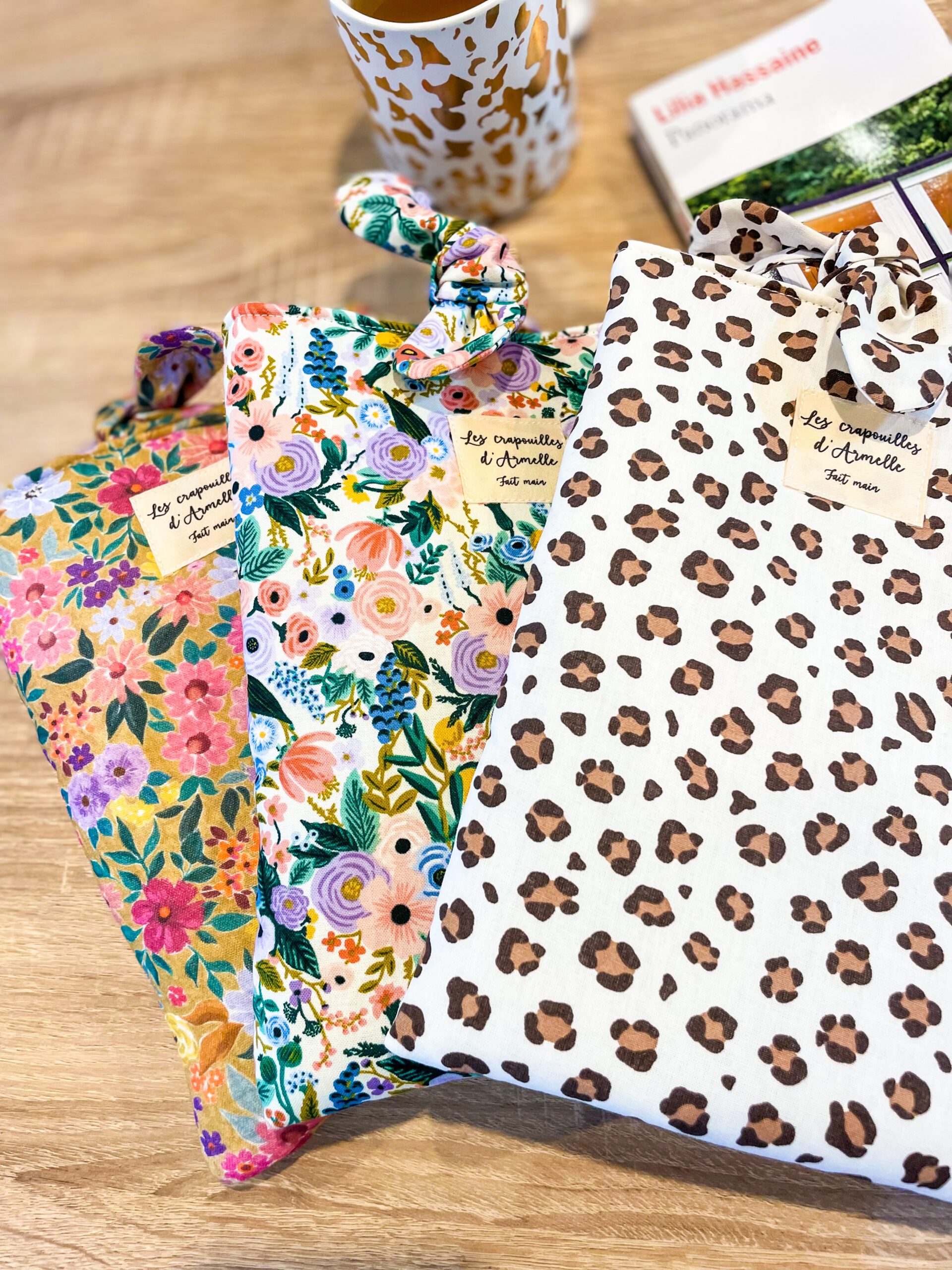 Pochette à livre imprimé au choix