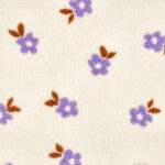 Sherpa fleurs violettes