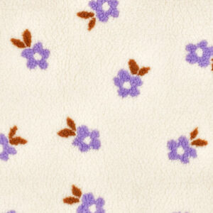 Sherpa fleurs violettes — Imprimés Sherpa fleurs violettes — Imprimés
