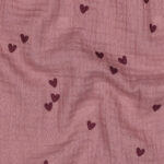 Coeur vieux rose